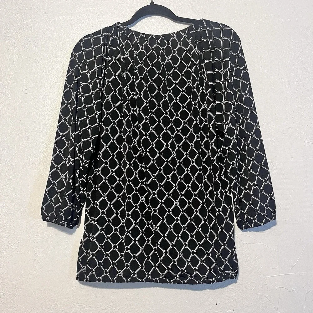 Michael Kors Women's Long‎ Sleeve Pullover Blouse Size S